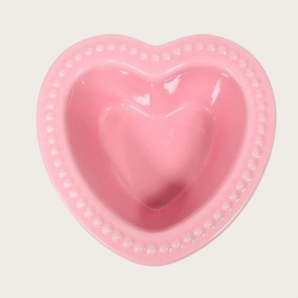 Chantal Heart Shaped Dish 1 cup Freezer Microwave Dishwasher Oven Safe